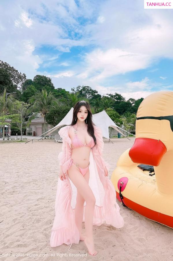   [XiuRen]高清写真图 2025.04.16 No.10160 蛋蛋宝 粉色比基尼第59张图片